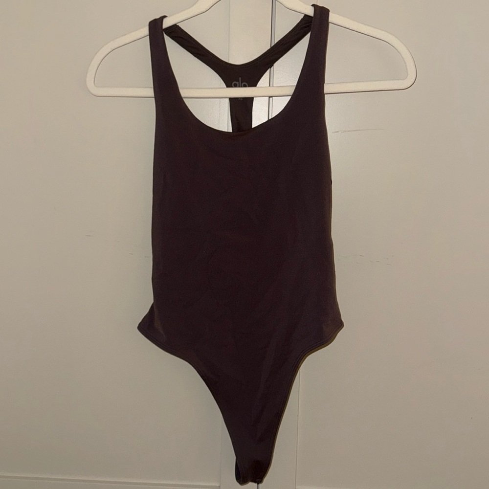 ALO maroon bodysuit